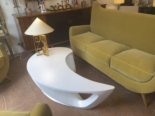 boomerang shaped organic coffee table