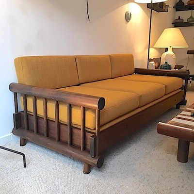 Charlotte Perriand day bed/couch for hotel La Cachette Les Arcs