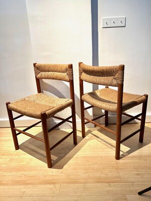 Charlotte Perriand Ed Sentou dinning chairs model 