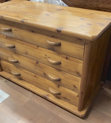 French Alp organic solid pine awesome chest of drawers
