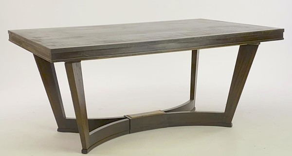 Maison Dominique dinning table with a gold bronze plate