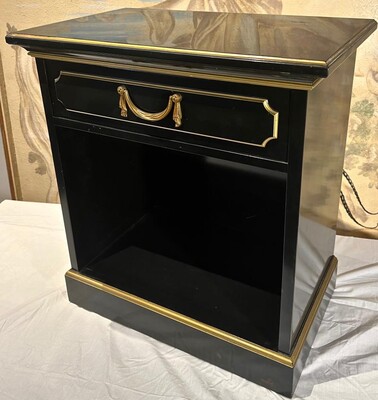 Maurice Hirsch superb pair of black side table or coffee table