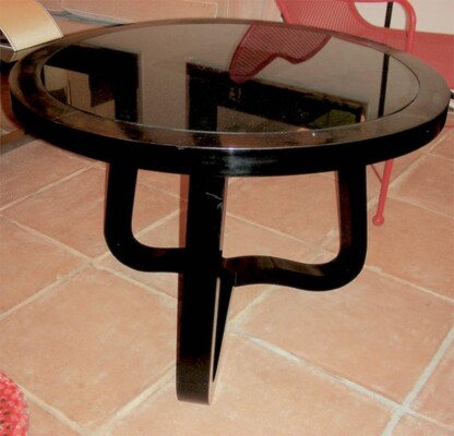 1950s tripod Coffee Table by Jean Royère