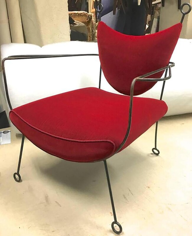 Jean Royère Iron Lounge Chairs Model Yo-Yo