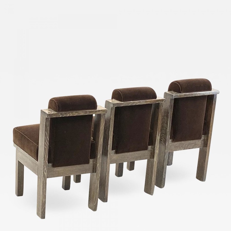 Louis Sognot set of UAM modernist three office chair - Chairs - Seating -  Galerie Andre Hayat